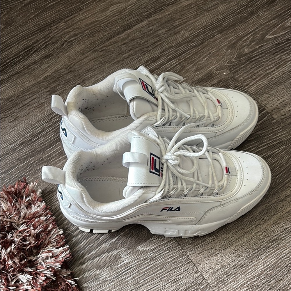 Fila White Athletic Shoes